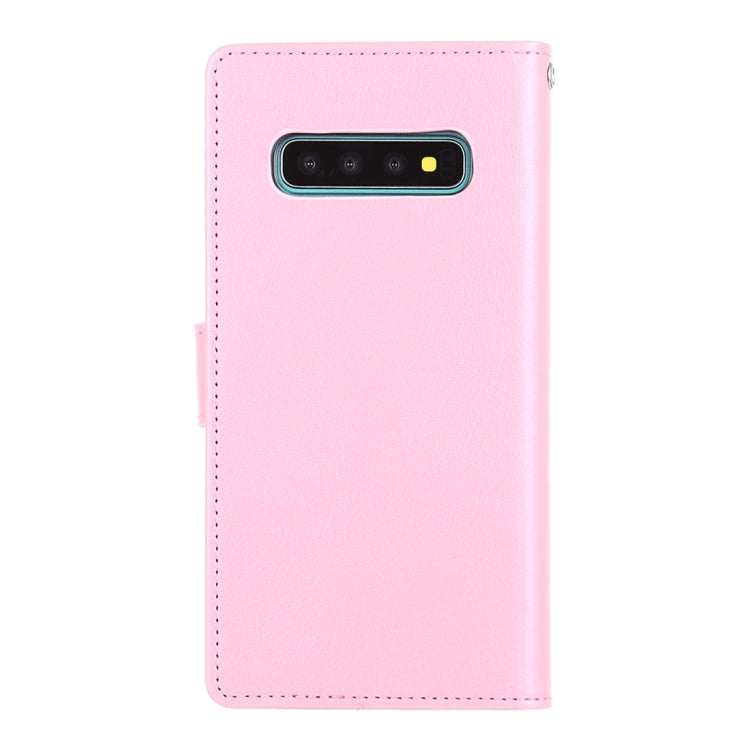 GOOSPERY RICH DIARY PU + TPU Crazy Horse Texture Horizontal Flip Leather Case for Galaxy S10, with Card Slots & Wallet & Photo frame