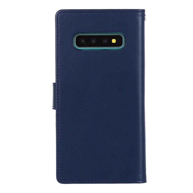 GOOSPERY RICH DIARY PU + TPU Crazy Horse Texture Horizontal Flip Leather Case for Galaxy S10, with Card Slots & Wallet & Photo frame