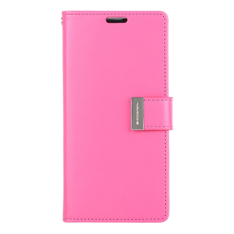 GOOSPERY RICH DIARY PU + TPU Crazy Horse Texture Horizontal Flip Leather Case for Galaxy S10, with Card Slots & Wallet & Photo frame