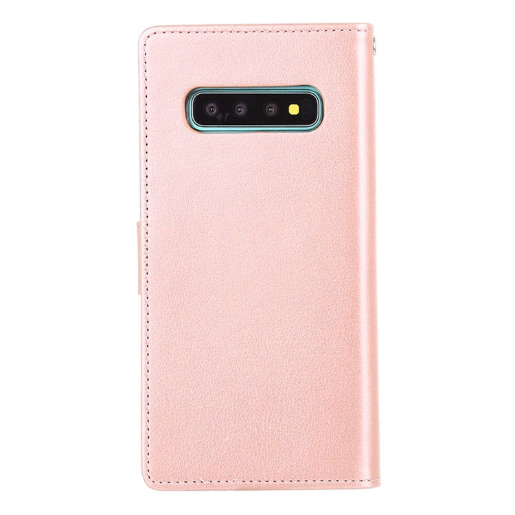 GOOSPERY RICH DIARY PU + TPU Crazy Horse Texture Horizontal Flip Leather Case for Galaxy S10, with Card Slots & Wallet & Photo frame