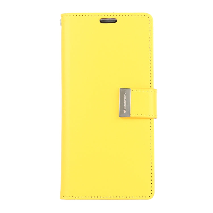 GOOSPERY RICH DIARY PU + TPU Crazy Horse Texture Horizontal Flip Leather Case for Galaxy S10, with Card Slots & Wallet & Photo frame