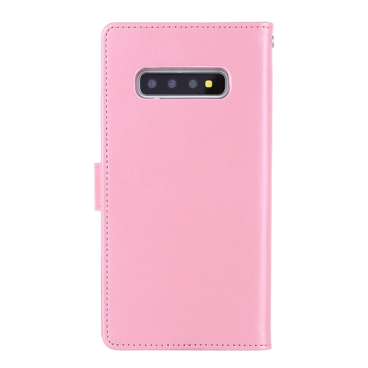 GOOSPERY RICH DIARY PU + TPU Crazy Horse Texture Horizontal Flip Leather Case for Galaxy S10+, with Card Slots & Wallet & Photo frame