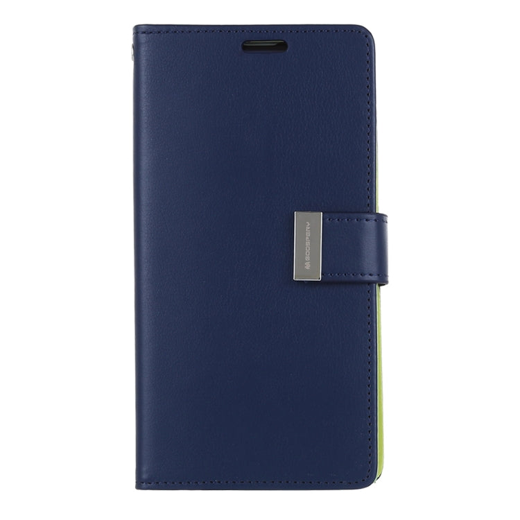 GOOSPERY RICH DIARY PU + TPU Crazy Horse Texture Horizontal Flip Leather Case for Galaxy S10+, with Card Slots & Wallet & Photo frame