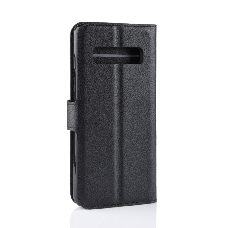 Litchi Texture Horizontal Flip Leather Case For Galaxy S10+ ,With Holder & Wallet & Card Slots