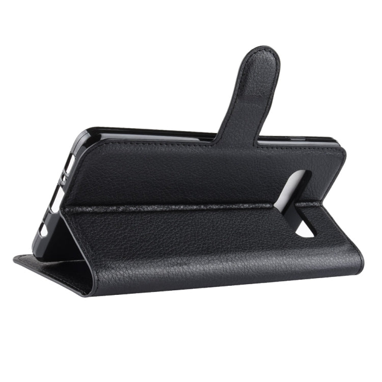 Litchi Texture Horizontal Flip Leather Case For Galaxy S10+ ,With Holder & Wallet & Card Slots