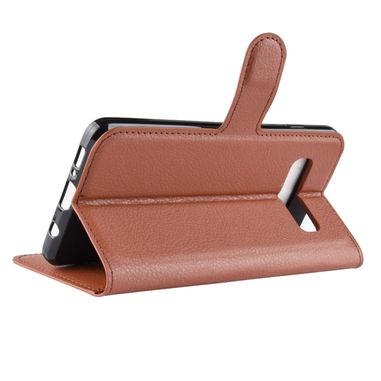 Litchi Texture Horizontal Flip Leather Case For Galaxy S10+ ,With Holder & Wallet & Card Slots