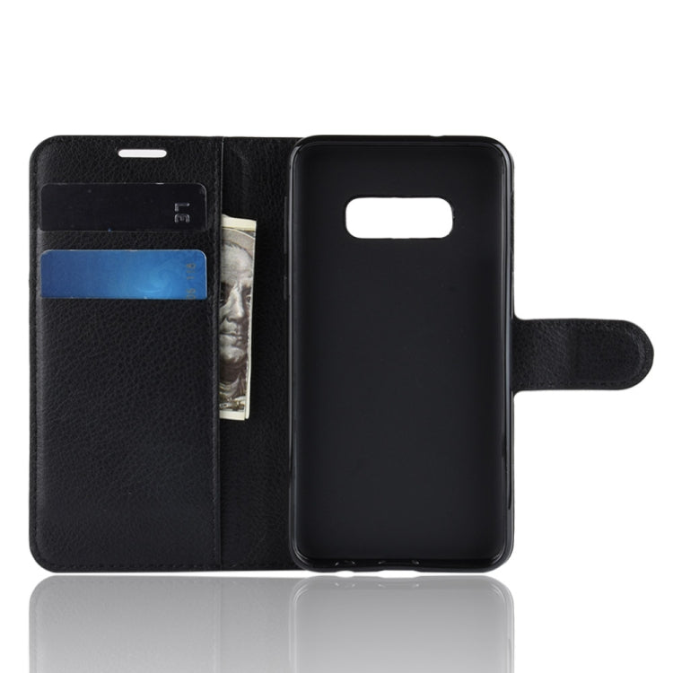 Litchi Texture Horizontal Flip Leather Case For Galaxy S10e ,With Holder & Wallet & Card Slots