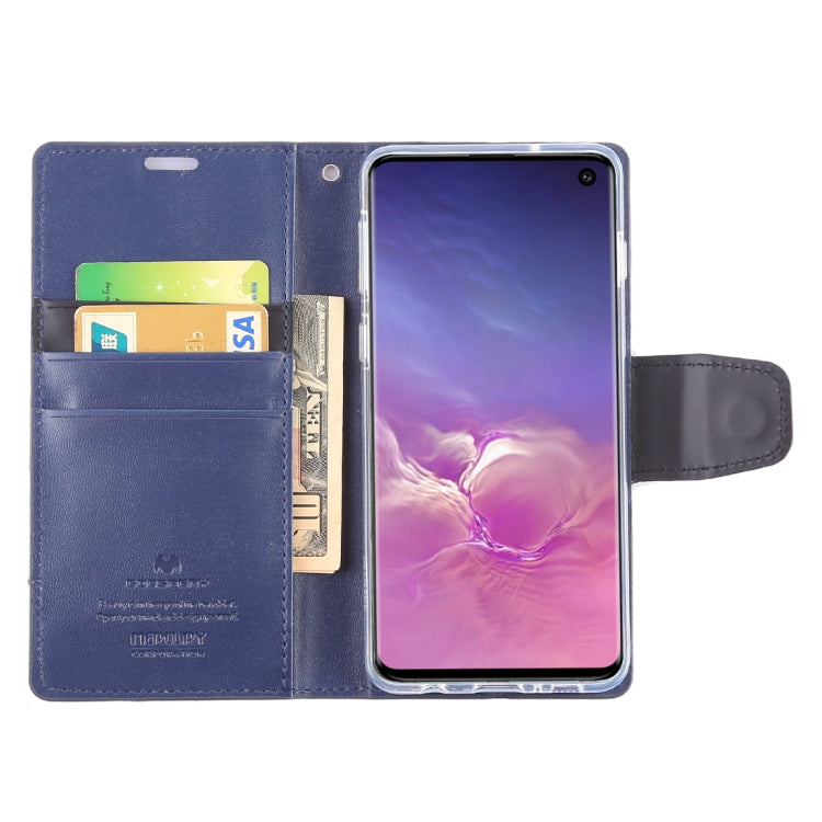 GOOSPERY SONATA DIARY Horizontal Flip Leather Case for Galaxy S10, with Holder & Card Slots & Wallet