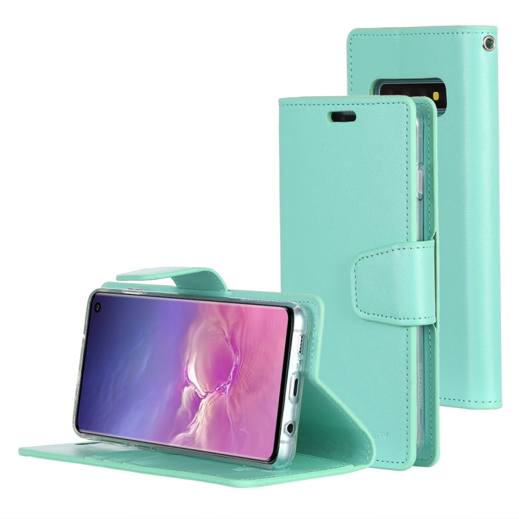 GOOSPERY SONATA DIARY Horizontal Flip Leather Case for Galaxy S10, with Holder & Card Slots & Wallet