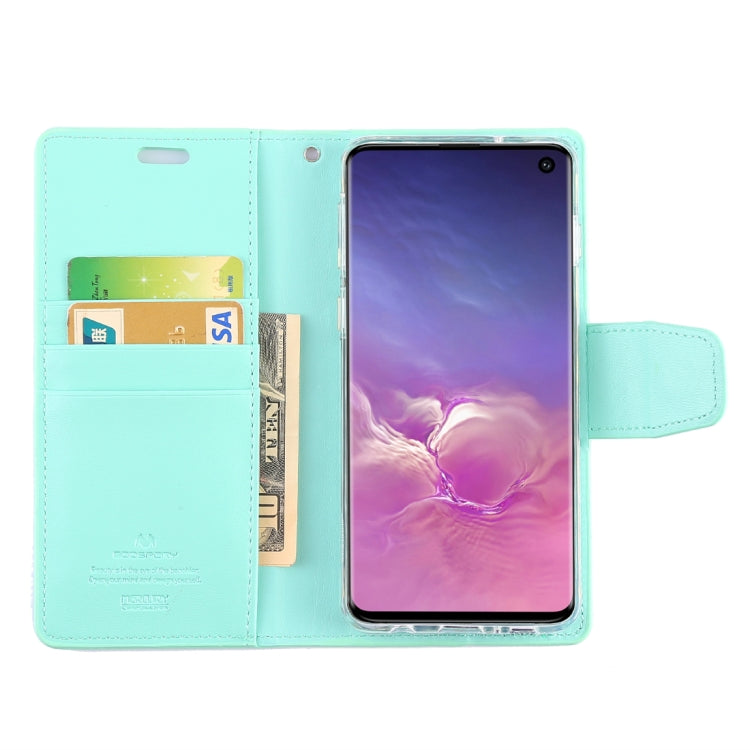 GOOSPERY SONATA DIARY Horizontal Flip Leather Case for Galaxy S10, with Holder & Card Slots & Wallet