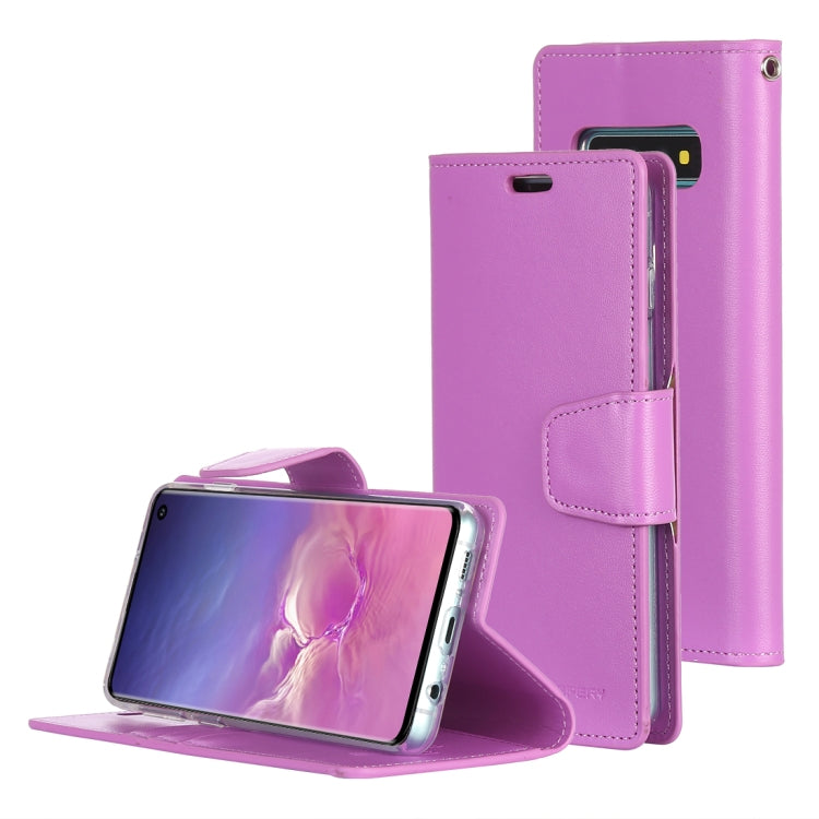 GOOSPERY SONATA DIARY Horizontal Flip Leather Case for Galaxy S10, with Holder & Card Slots & Wallet