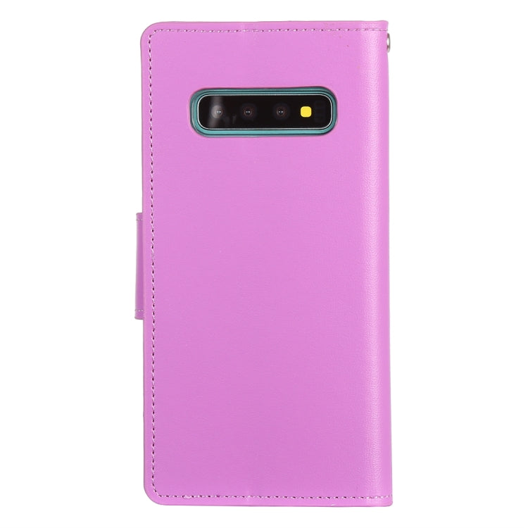 GOOSPERY SONATA DIARY Horizontal Flip Leather Case for Galaxy S10, with Holder & Card Slots & Wallet