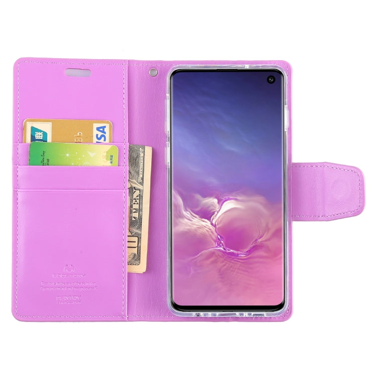 GOOSPERY SONATA DIARY Horizontal Flip Leather Case for Galaxy S10, with Holder & Card Slots & Wallet