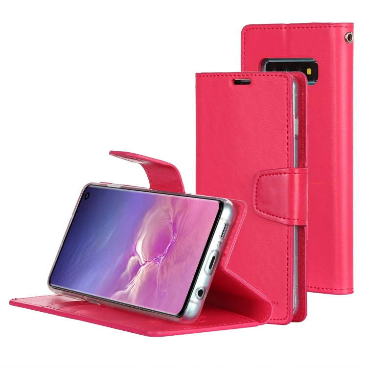 GOOSPERY SONATA DIARY Horizontal Flip Leather Case for Galaxy S10, with Holder & Card Slots & Wallet