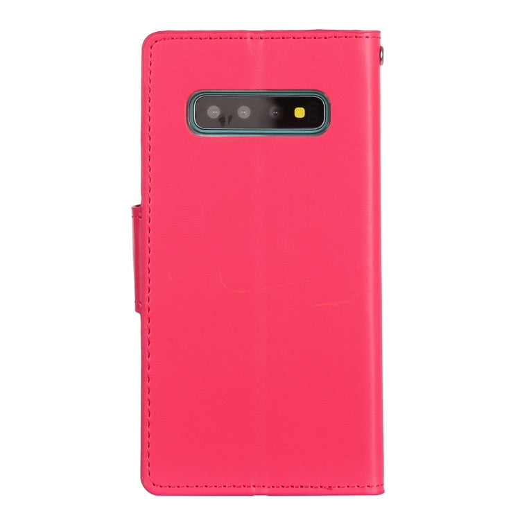 GOOSPERY SONATA DIARY Horizontal Flip Leather Case for Galaxy S10, with Holder & Card Slots & Wallet