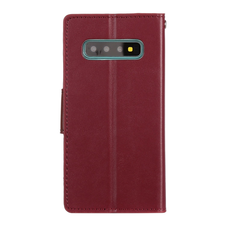 GOOSPERY SONATA DIARY Horizontal Flip Leather Case for Galaxy S10, with Holder & Card Slots & Wallet