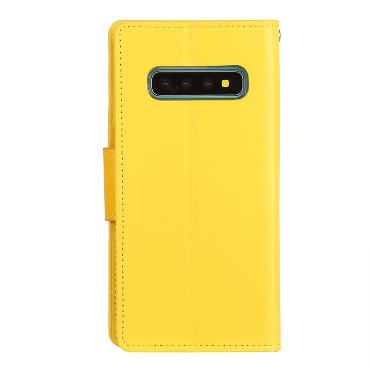 GOOSPERY SONATA DIARY Horizontal Flip Leather Case for Galaxy S10, with Holder & Card Slots & Wallet