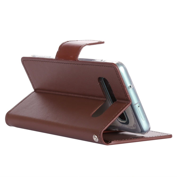 GOOSPERY SONATA DIARY Horizontal Flip Leather Case for Galaxy S10, with Holder & Card Slots & Wallet