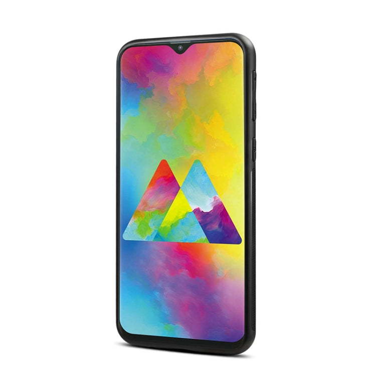 Dibase Crazy Horse Texture PU Leather Case for Galaxy M20, with Holder & Card Slot