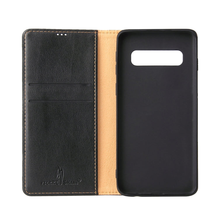 Horizontal Flip PU Leather Case for Galaxy S10, with Holder & Card Slot & Wallet