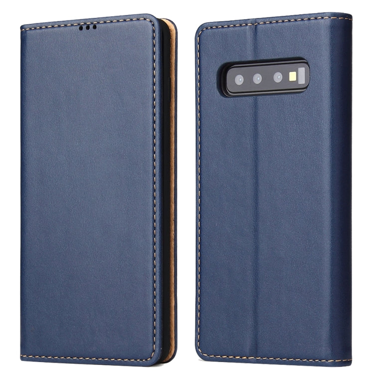 Horizontal Flip PU Leather Case for Galaxy S10, with Holder & Card Slot & Wallet
