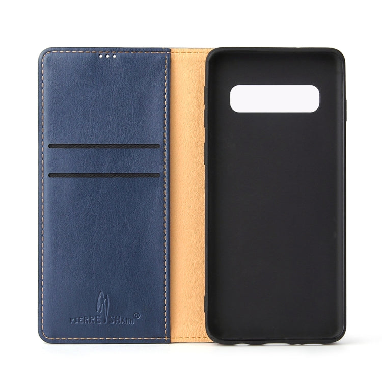 Horizontal Flip PU Leather Case for Galaxy S10, with Holder & Card Slot & Wallet