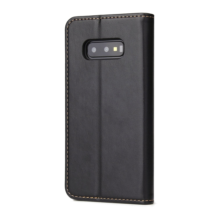 Horizontal Flip PU Leather Case for Galaxy S10e, with Holder & Card Slot & Wallet