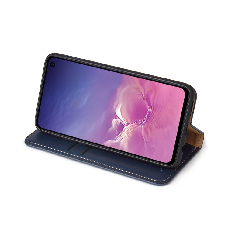 Horizontal Flip PU Leather Case for Galaxy S10e, with Holder & Card Slot & Wallet