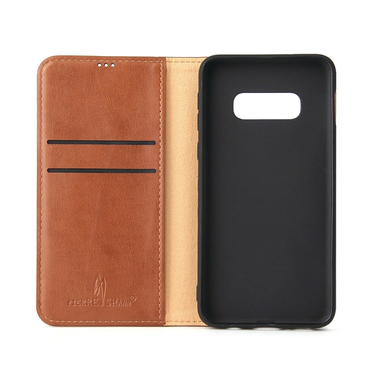 Horizontal Flip PU Leather Case for Galaxy S10e, with Holder & Card Slot & Wallet