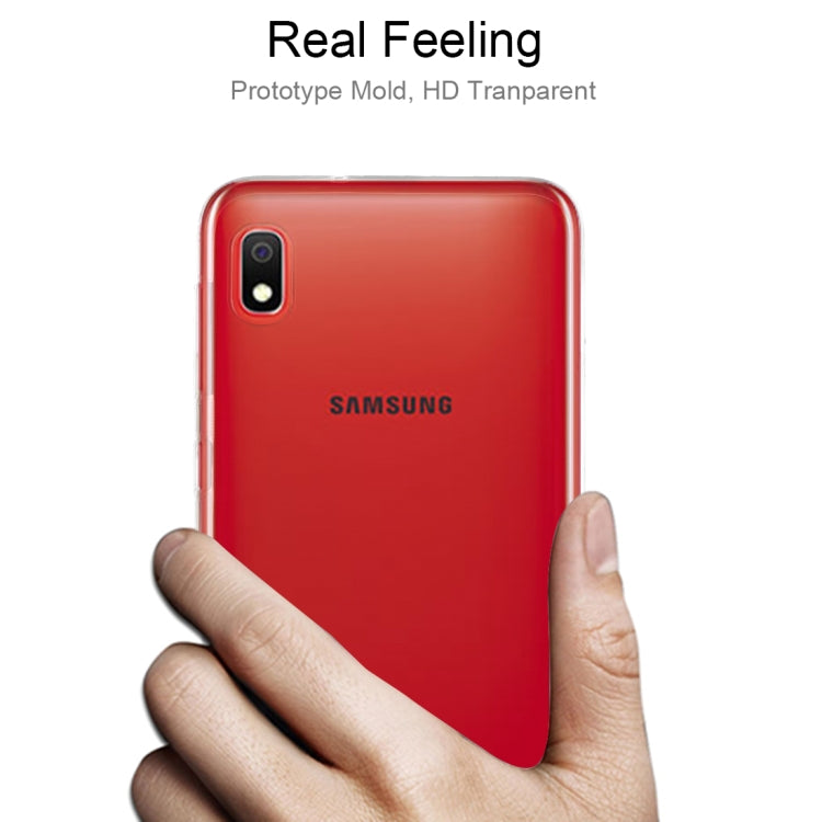 0.75mm Ultrathin Transparent TPU Soft Protective Case for Galaxy A10