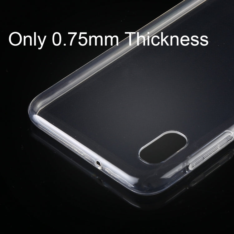 0.75mm Ultrathin Transparent TPU Soft Protective Case for Galaxy A10