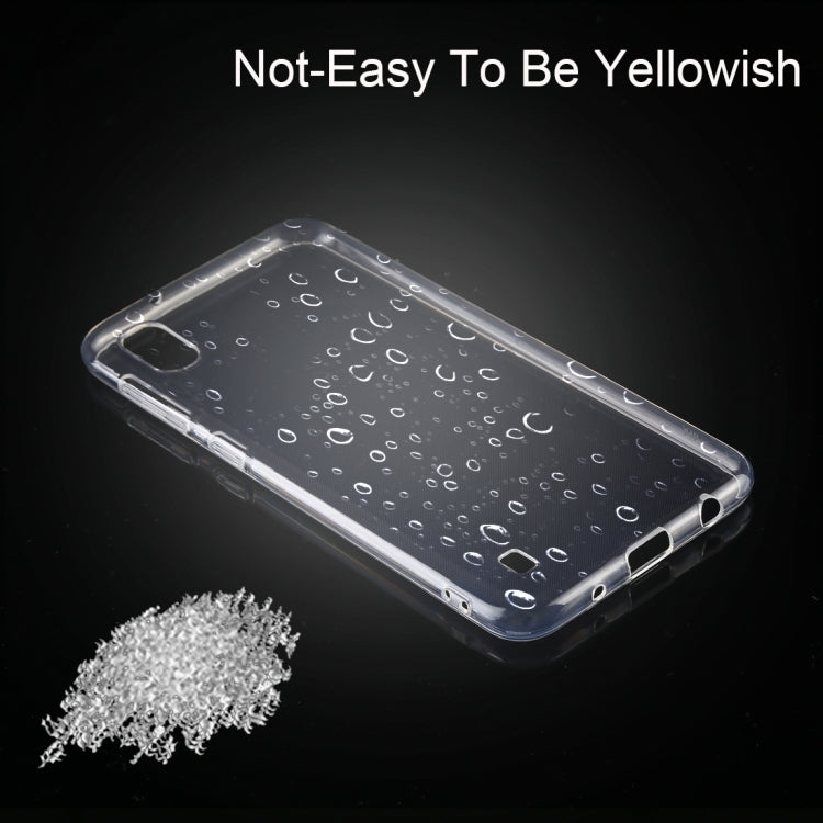 0.75mm Ultrathin Transparent TPU Soft Protective Case for Galaxy A10