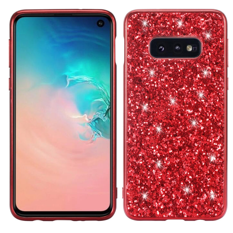 Glitter Powder Shockproof TPU Protective Case for Galaxy S10