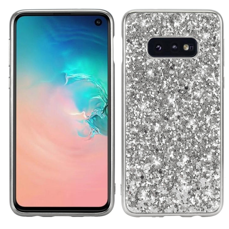 Glitter Powder Shockproof TPU Protective Case for Galaxy S10