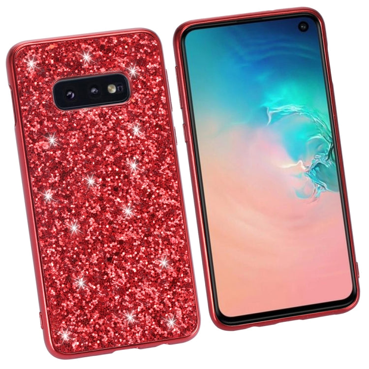 Glitter Powder Shockproof TPU Protective Case for Galaxy S10e