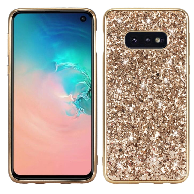 Glitter Powder Shockproof TPU Protective Case for Galaxy S10e