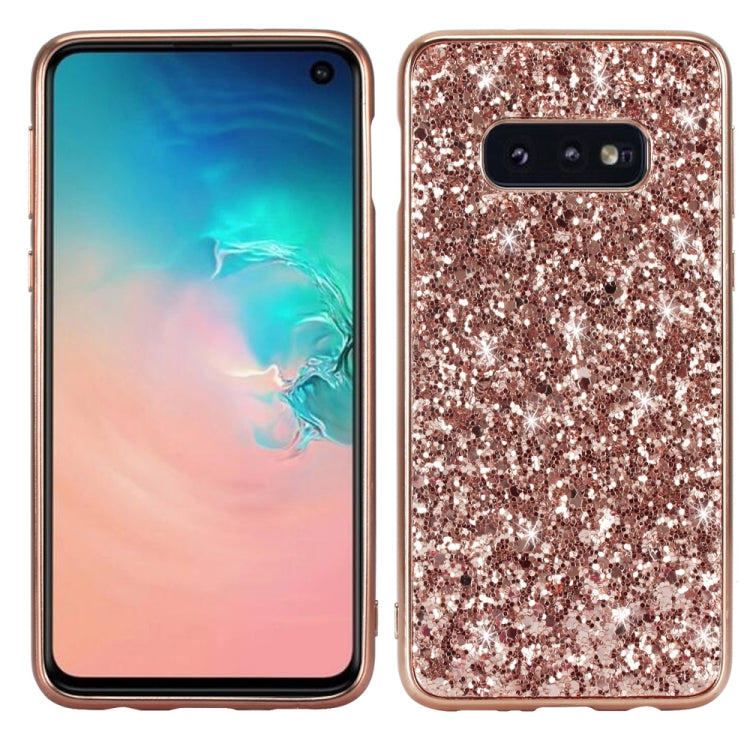 Glitter Powder Shockproof TPU Protective Case for Galaxy S10e