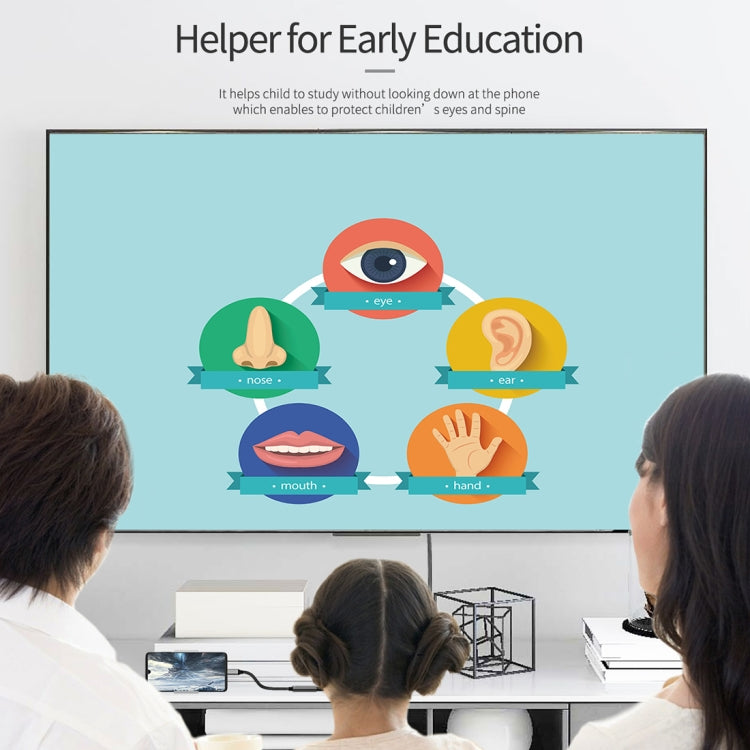 ROCK USB-C / Type-C to HDMI Female Transfer Cable Converter(Grey)