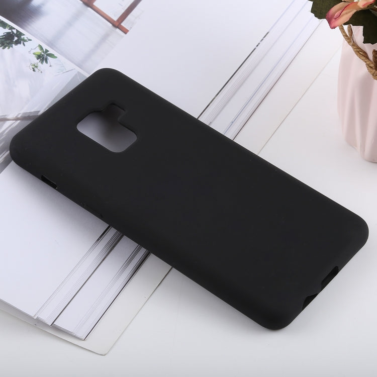 Solid Color Liquid Silicone Shockproof Soft Case for Galaxy A8+(2018)