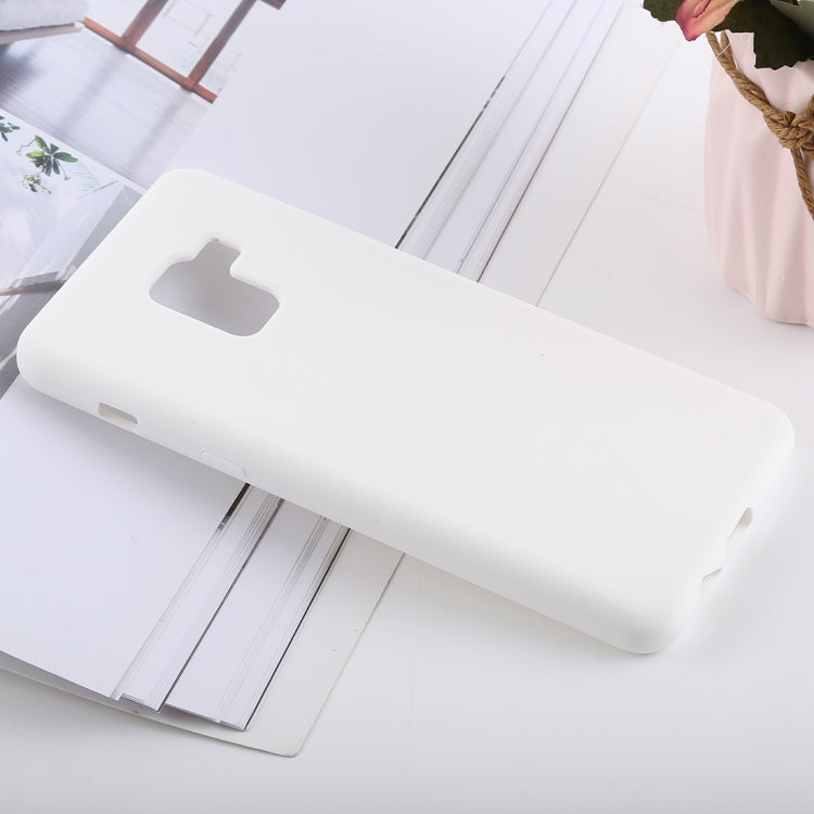 Solid Color Liquid Silicone Shockproof Soft Case for Galaxy A8+(2018)
