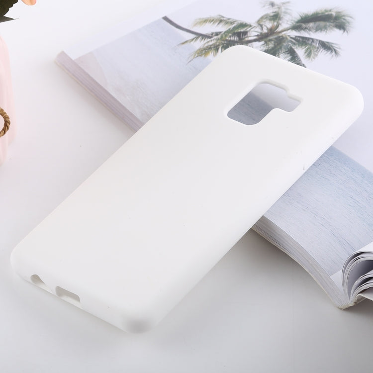 Solid Color Liquid Silicone Shockproof Soft Case for Galaxy A8+(2018)
