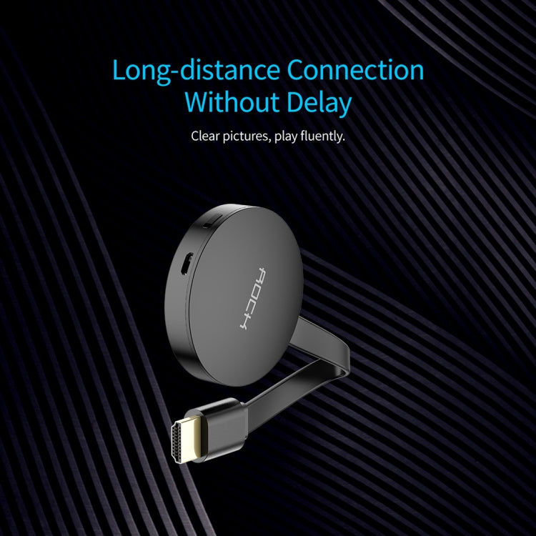 ROCK Wifi Display Dongle with HDMI Port(Black)