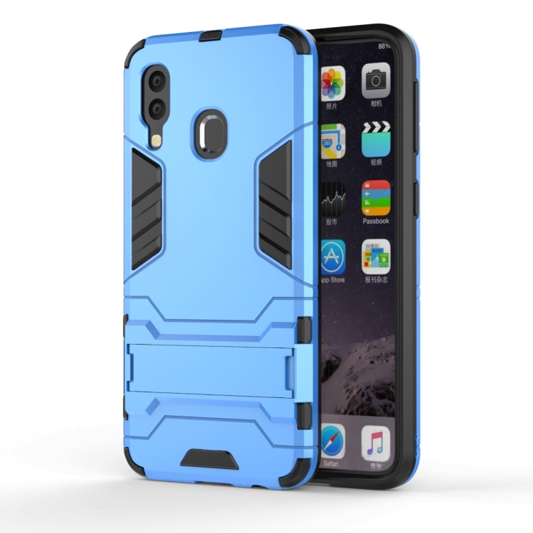 Shockproof PC + TPU Case for Galaxy A40, with Holder