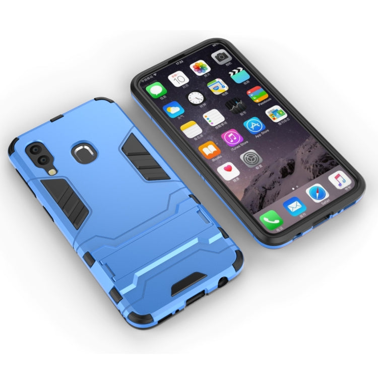 Shockproof PC + TPU Case for Galaxy A40, with Holder
