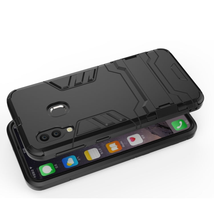 Shockproof PC + TPU Case for Galaxy A40, with Holder