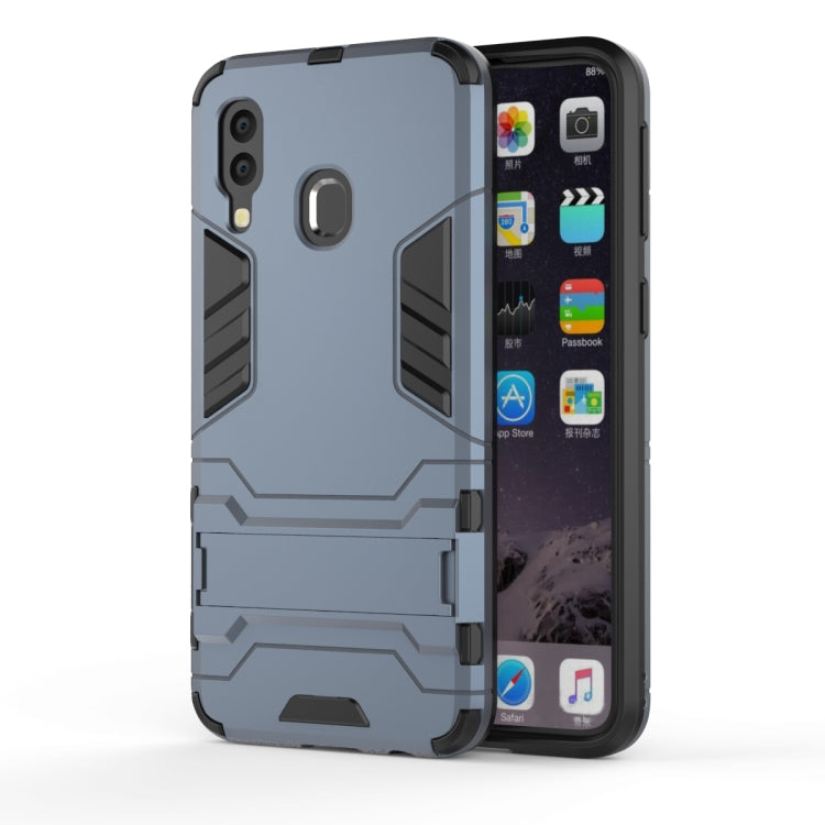 Shockproof PC + TPU Case for Galaxy A40, with Holder