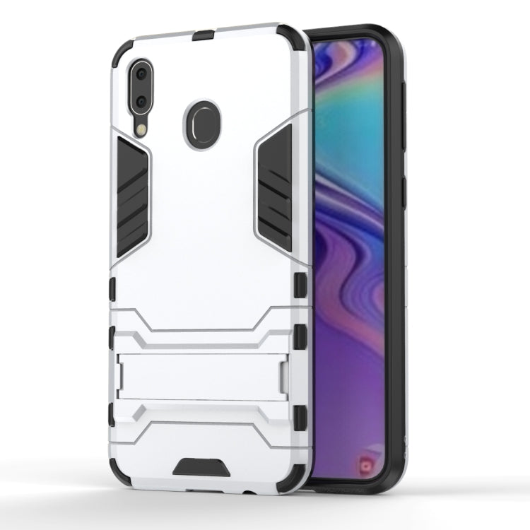 Shockproof PC + TPU Case for Galaxy M20, with Holder