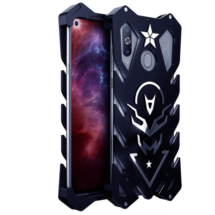 Vulcan Pattern Shockproof Protective Case for Galaxy A8s (Black)