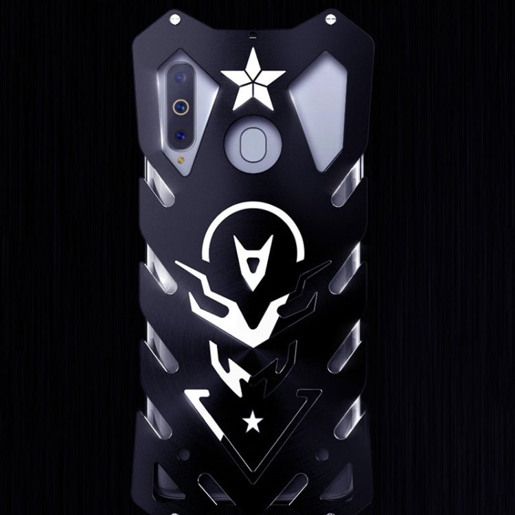 Vulcan Pattern Shockproof Protective Case for Galaxy A8s (Black)