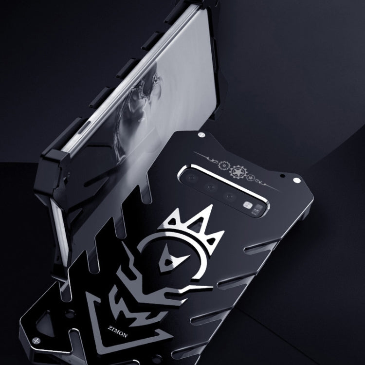 Vulcan Pattern Shockproof Protective Case for Galaxy S10 (Black)